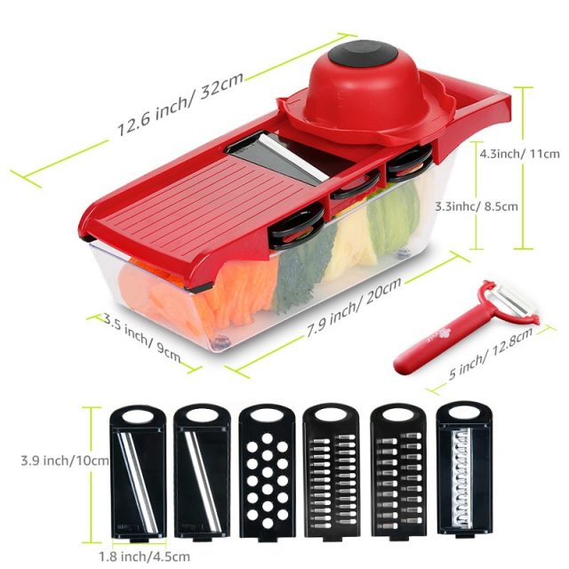 Eco-Friendly Plastic Vegetables and Fruits Grater